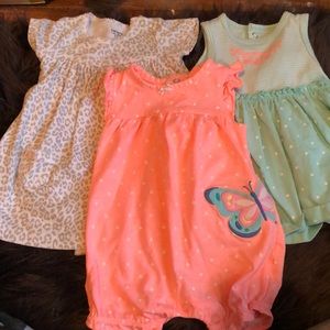 BUNDLE DEAL!! 3 Carters baby girl outfits
